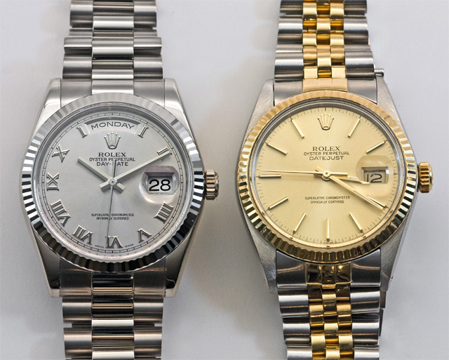 difference between date and datejust rolex